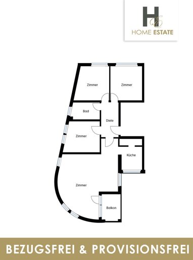 Wohnung zum Kauf Provisionsfrei 375.000 € 4 Zimmer 102 m² 1. Geschoss An den Eichen 1a Ruhlsdorf Teltow 14513