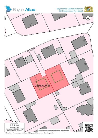 Grundstück zum Kauf Provisionsfrei 179.999 € 428 m² Grundstück Lindenstraße 11 Nordendorf Nordendorf 86695