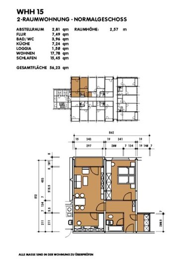 Wohnung zur Miete 395 € 2 Zimmer 56,4 m² 9. Geschoss Rottwerndorfer Str. 5 Leuben (Rottwerndorfer Str.) Dresden 01257