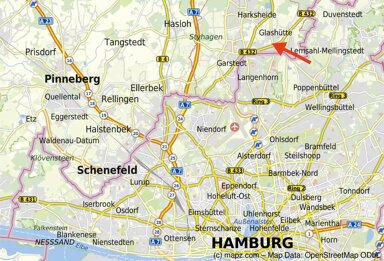 Wohnung zur Miete 700 € 2 Zimmer 70 m² Fasanenweg 29 Glashütte Norderstedt 22851