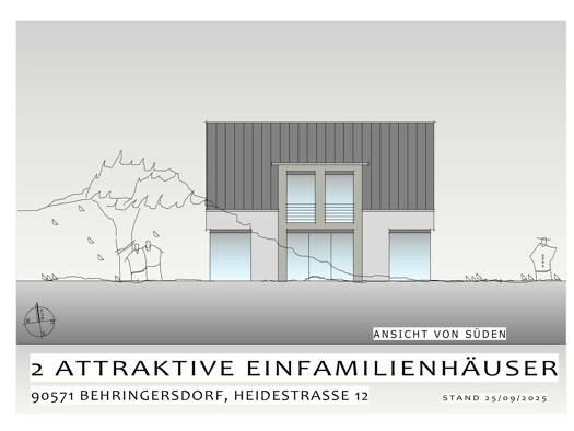 Einfamilienhaus zum Kauf provisionsfrei 690.000 € 5 Zimmer 134,6 m² 280 m² Grundstück Heidestraße 12 Behringersdorf Schwaig bei Nürnberg 90571