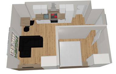 Studio zur Miete Wohnen auf Zeit 1.045 € 1 Zimmer 32 m² Römerstr. 32 Obernburg Obernburg a.Main 63785