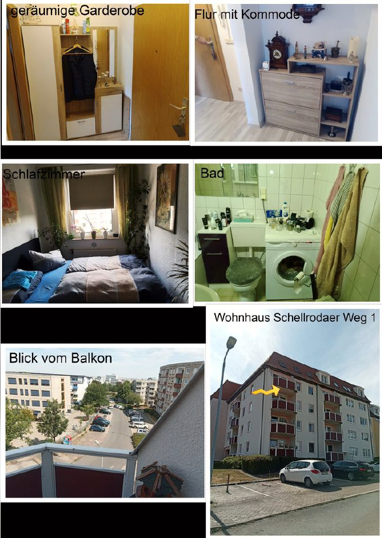 Wohnung zum Kauf Provisionsfrei 129.000 € 2 Zimmer Melchendorf Erfurt 99097