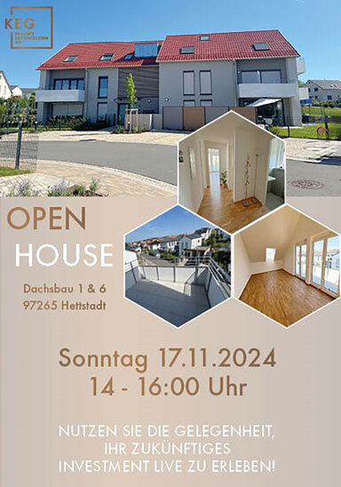 Wohnung zum Kauf provisionsfrei 511.500 € 3 Zimmer 98 m² 1. Geschoss frei ab sofort Hettstadt 97265