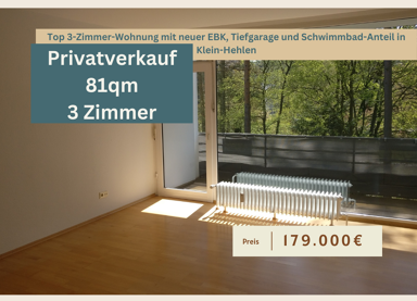 Wohnung zum Kauf provisionsfrei 179.000 € 3 Zimmer 81 m² Geschoss 2/3 Klein Hehlen Celle 29223