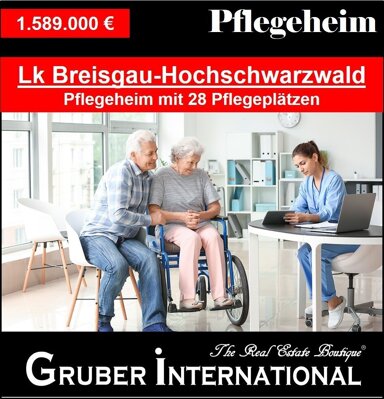 Seniorenheim zum Kauf als Kapitalanlage geeignet 1.589.000 € 1.020 m² 2.223 m² Grundstück Neustadt Titisee-Neustadt 79822