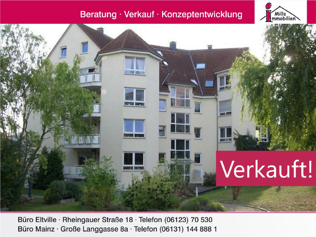 Wohnung zum Kauf 228.000 € 3 Zimmer 71 m²<br/>Wohnfläche 1.<br/>Geschoss Rüdesheim am Rhein Rüdesheim am Rhein 65385