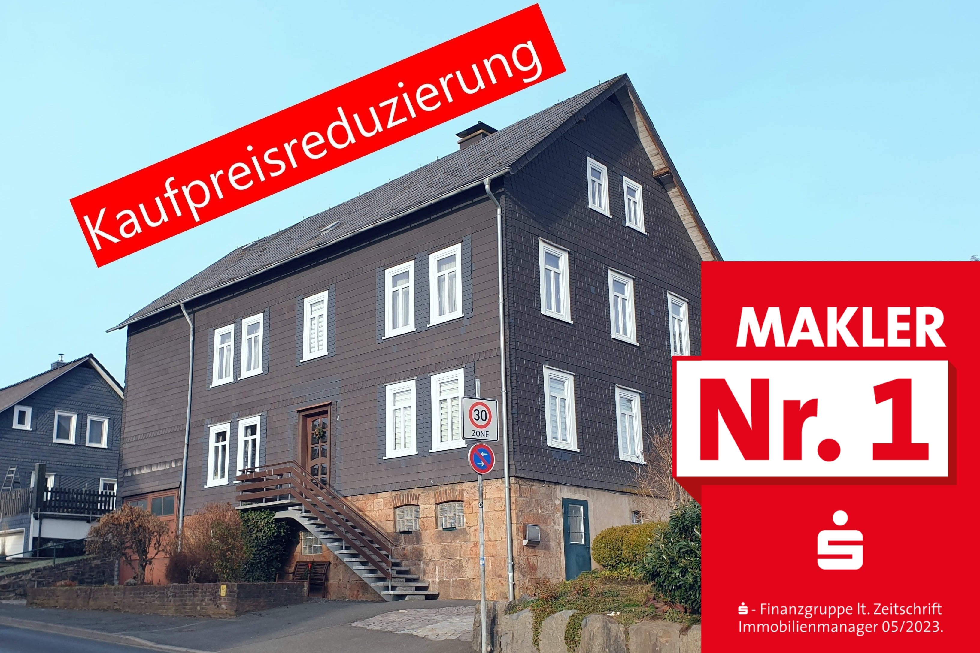 Einfamilienhaus zum Kauf 140.000 € 6 Zimmer 180 m²<br/>Wohnfläche 455 m²<br/>Grundstück Erndtebrück Erndtebrück 57339