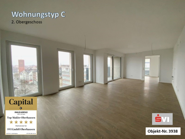 Wohnung zur Miete 780 € 2 Zimmer 60,8 m² frei ab sofort Sterkrade - Mitte Oberhausen 46145