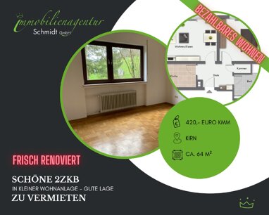 Wohnung zur Miete 420 € 2 Zimmer 64 m² 1. Geschoss Kirn 55606