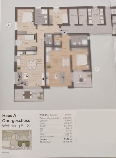 Wohnung zur Miete 920 € 4 Zimmer 91,5 m² frei ab 01.10.2024 Oberndorf Rudersberg 73635