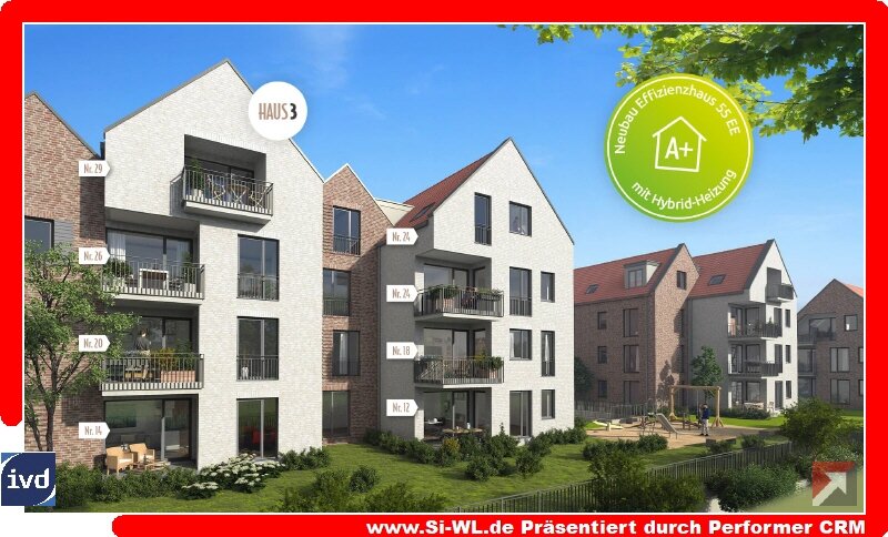 Wohnung zum Kauf provisionsfrei 350.000 € 2 Zimmer 57,8 m²<br/>Wohnfläche 1.<br/>Geschoss Am Krummen Deich 1b Winsen - Kernstadt Winsen 21423