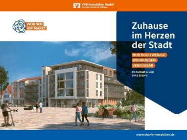 Wohnung zum Kauf Provisionsfrei 289.000 € 3 Zimmer 85,8 m² Bramsche - Kernstadt Bramsche 49565