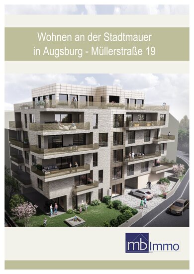 Wohnung zum Kauf provisionsfrei 630.000 € 3 Zimmer 89,9 m² frei ab sofort Müllerstr.19 Innenstadt Augsburg 86153