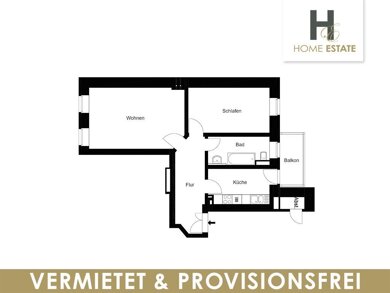 Wohnung zum Kauf provisionsfrei als Kapitalanlage geeignet 283.000 € 2 Zimmer 64 m² Fregestraße 9 Zentrum-Nordwest Leipzig 04105