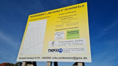 Grundstück zum Kauf Provisionsfrei 95.000 € 711 m² Grundstück Am Hang Schönfeld Schönfeld 01561
