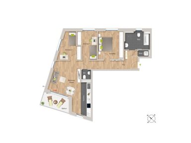 Wohnung zum Kauf provisionsfrei 525.000 € 4 Zimmer 99 m² 2. Geschoss Offnadinger Straße 4 Kirchhofen Ehrenkirchen 79238