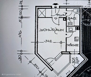 Wohnung zur Miete 529 € 1 Zimmer 39,2 m² 5. Geschoss frei ab 20.12.2024 Mudrastr. 10 Lankwitz Berlin 12249