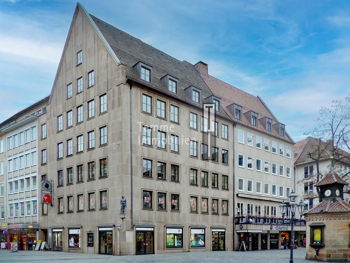 Bürofläche zur Miete 6 € 218 m²<br/>Bürofläche ab 101 m²<br/>Teilbarkeit Altstadt / St. Lorenz Nürnberg 90402