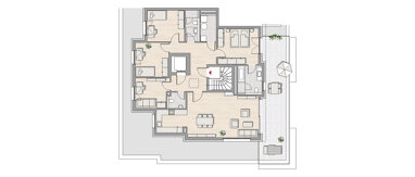 Penthouse zum Kauf Provisionsfrei 1.097.300 € 5 Zimmer 151,7 m² 3. Geschoss Fraunhoferstraße 12 Bad Vilbel Bad Vilbel 61118