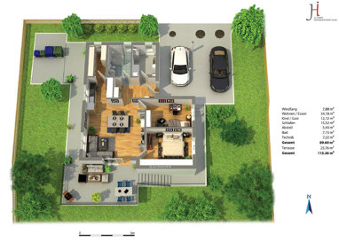 Einfamilienhaus zur Miete 1.400 € 87 m² Erlenweg 15 Hohenzell Schlüchtern 36381