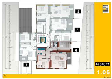 Wohnung zum Kauf Provisionsfrei 620.401 € 4 Zimmer 98,8 m² 3. Geschoss Sprottauer Str. 105 Nürnberg 90475