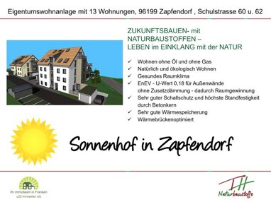 Wohnung zum Kauf Provisionsfrei 389.000 € 3 Zimmer 98,5 m² Erdgeschoss Zapfendorf Zapfendorf 96199