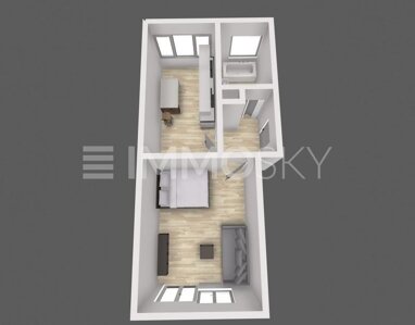 Wohnung zum Kauf 230.000 € 1,5 Zimmer 42 m² 3. Geschoss Altstadt - Süd Köln 50676