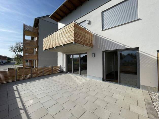 Terrassenwohnung zur Miete 1.155 € 3 Zimmer 104,8 m² 1. Geschoss frei ab 01.02.2026 Raiffeisenstraße 2b Bonbruck Bodenkirchen 84155