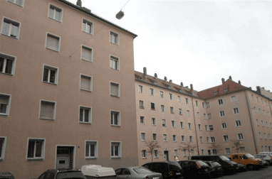 Wohnung zur Miete 455,61 € 2 Zimmer 44,5 m² Erdgeschoss Hartmutstr. 7 A Galgenhof Nürnberg 90459