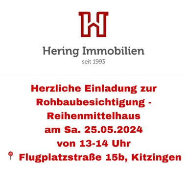 Reihenmittelhaus zum Kauf Provisionsfrei 516.868 € 5 Zimmer 126 m² 265 m² Grundstück Flugplatzstraße 15 b Kitzingen Kitzingen 97318