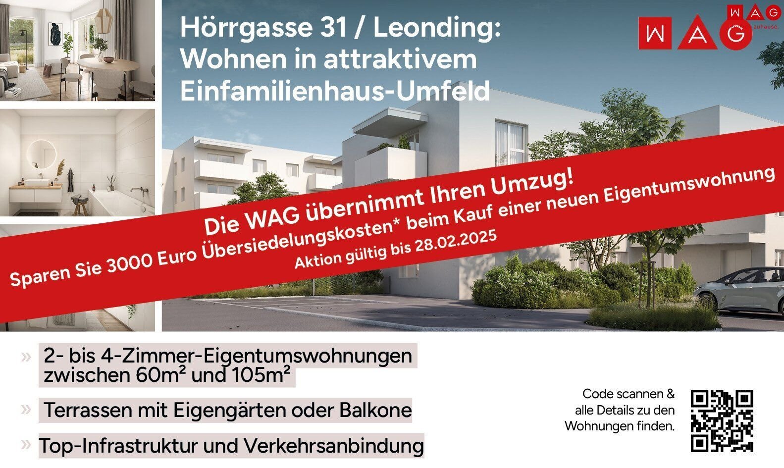 Wohnung zum Kauf 437.596 € 4 Zimmer 91,3 m² EG frei ab sofort Hörrgasse 31 Leonding 4060