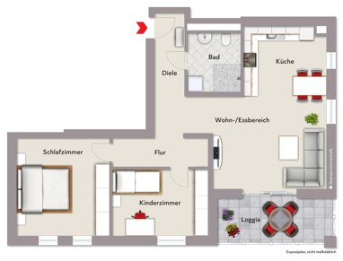 Wohnung zum Kauf Provisionsfrei 423.000 € 3 Zimmer 79 m² 2. Geschoss Musikerviertel Schweinfurt 97424