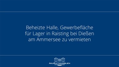 Lagerhalle zur Miete provisionsfrei 980 € 200 m² Lagerfläche Dießen Dießen 86911