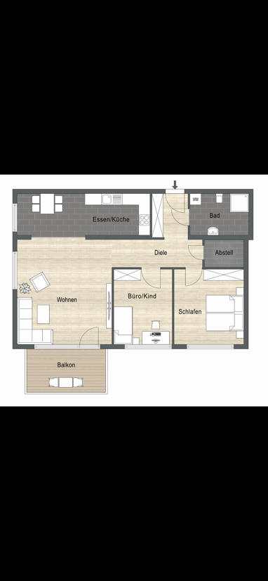 Wohnung zur Miete 1.080 € 3,5 Zimmer 101 m² 1. Geschoss Ludwig-Jahn-Str Freudenstadt Freudenstadt 72250