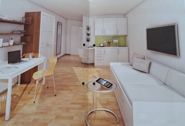 Wohnung zur Miete 430 € 1 Zimmer 21,3 m² 1. Geschoss Königsbrunner Strasse 1 Haunstetten - West Augsburg 86179