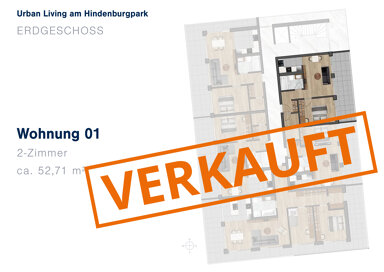 Wohnung zum Kauf 363.428 € 2 Zimmer 52,7 m² EG Schubertstr. 2 Nordbahnhof Ingolstadt 85057