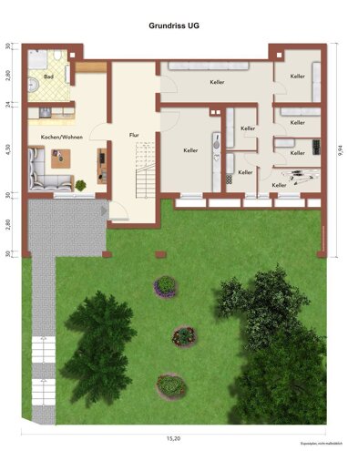 Mehrfamilienhaus zum Kauf 890.000 € 16 Zimmer 450 m² 566 m² Grundstück Ortsgebiet Sasbach 77880