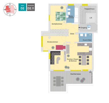 Penthouse zum Kauf Provisionsfrei 895.000 € 3 Zimmer 99,6 m² 3. Geschoss Geschwister-Scholl-Straße Dachau Dachau 85221