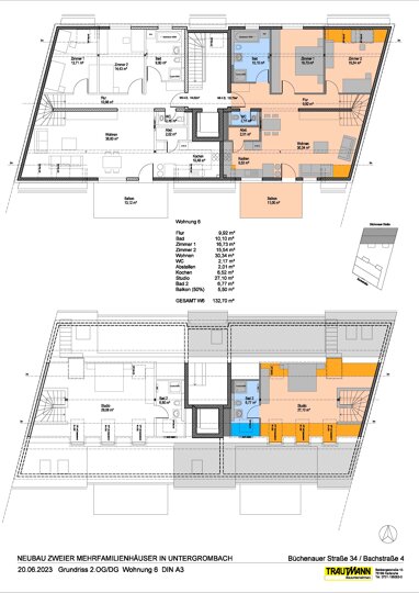 Maisonette zum Kauf Provisionsfrei 674.000 € 4 Zimmer 132,7 m² 2. Geschoss Büchenauer Straße 34 Untergrombach Bruchsal 76646