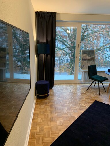 Wohnung zur Miete Wohnen auf Zeit 1.950 € 1 Zimmer 35 m² frei ab sofort Harvestehude Hamburg 20146
