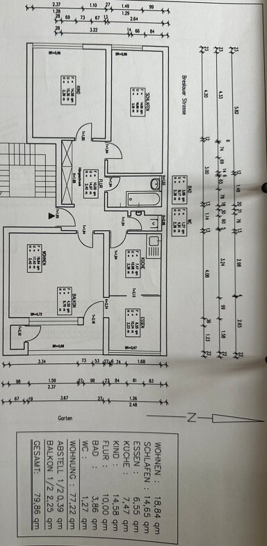 Wohnung zur Miete 980 € 3,5 Zimmer 80 m² 1. Geschoss frei ab 01.01.2025 Haidach Hohenwart - Stadtviertel 122 Pforzheim 75181