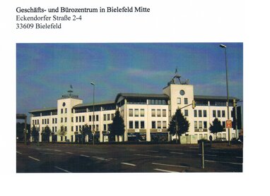 Bürofläche zur Miete Provisionsfrei 8,80 € 21 Zimmer 855 m² Bürofläche teilbar ab 450 m² Eckendorfer Straße 2 Güterbahnhof - Ost Bielefeld 33609