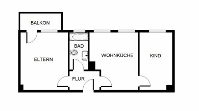 Wohnung zur Miete 475 € 2 Zimmer 47,4 m² 1. Geschoss frei ab 17.05.2025 Drokamp 11 Katernberg Essen 45327