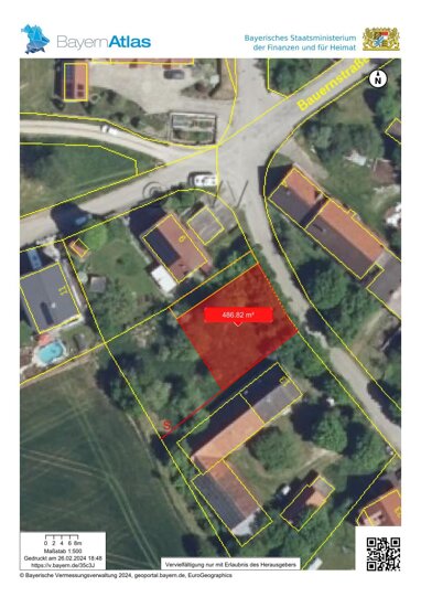 Grundstück zum Kauf 54.999 € 500 m² Grundstück Bauernstraße 13 Osterbuch Laugna 86502