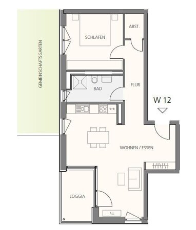 Wohnung zum Kauf Provisionsfrei 380.900 € 2 Zimmer 68,5 m² 1. Geschoss Herrischried Herrischried 79737