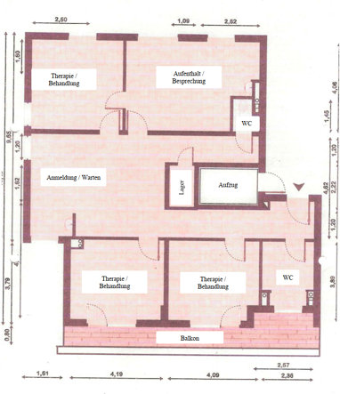 Büro-/Praxisfläche zur Miete Provisionsfrei 1.400 € 126 m² Bürofläche Salinstraße 11 Innenstadt, Altstadt - Süd 124 Rosenheim 83022