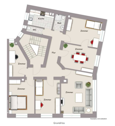 Wohnung zum Kauf Provisionsfrei 275.000 € 6 Zimmer 110 m² Erdgeschoss Hartmutstraße 12 Nürnberg 90459