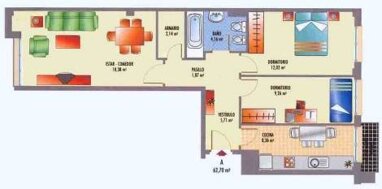 Wohnung zum Kauf 159.000 € 2 Zimmer 63 m² VILLAVICIOSA 33300