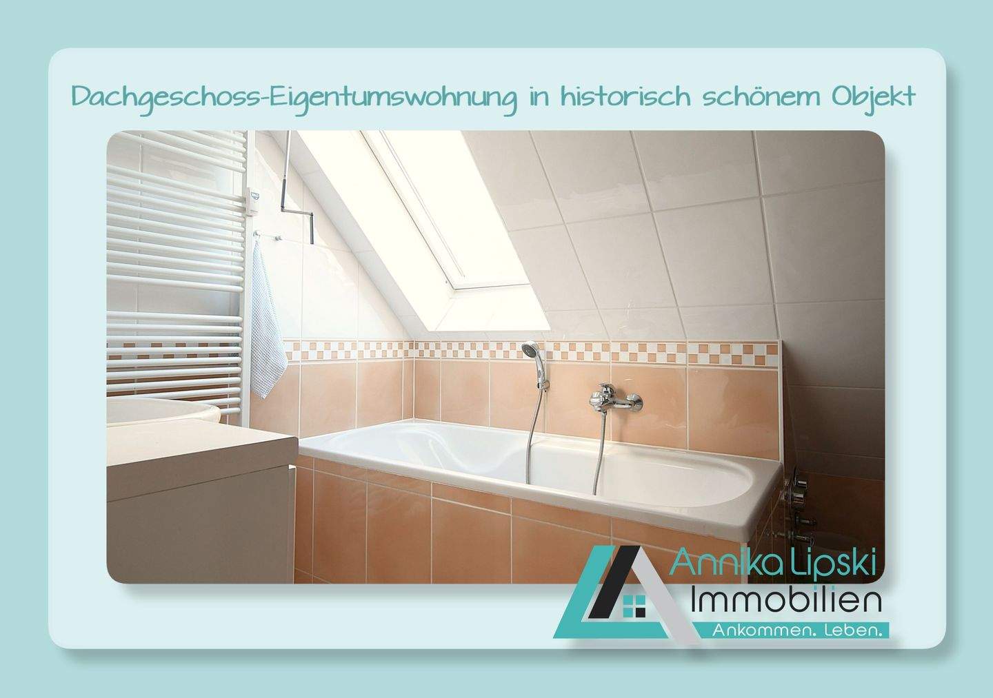 Immobilie in Templin - Uckermark - Dachgeschoss Eigentumswohnung in historisch schönem Objekt - Bild 0